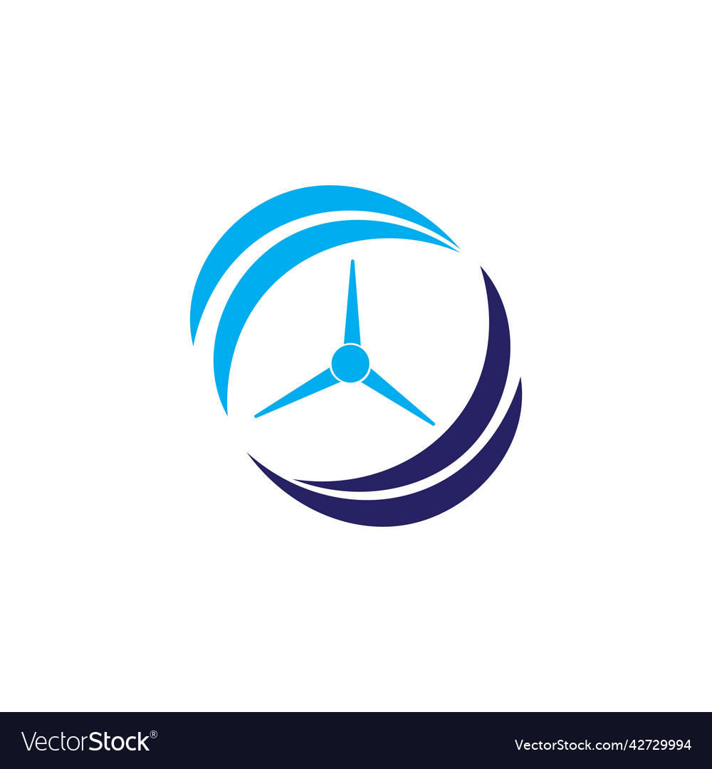 Wind icon logo free design