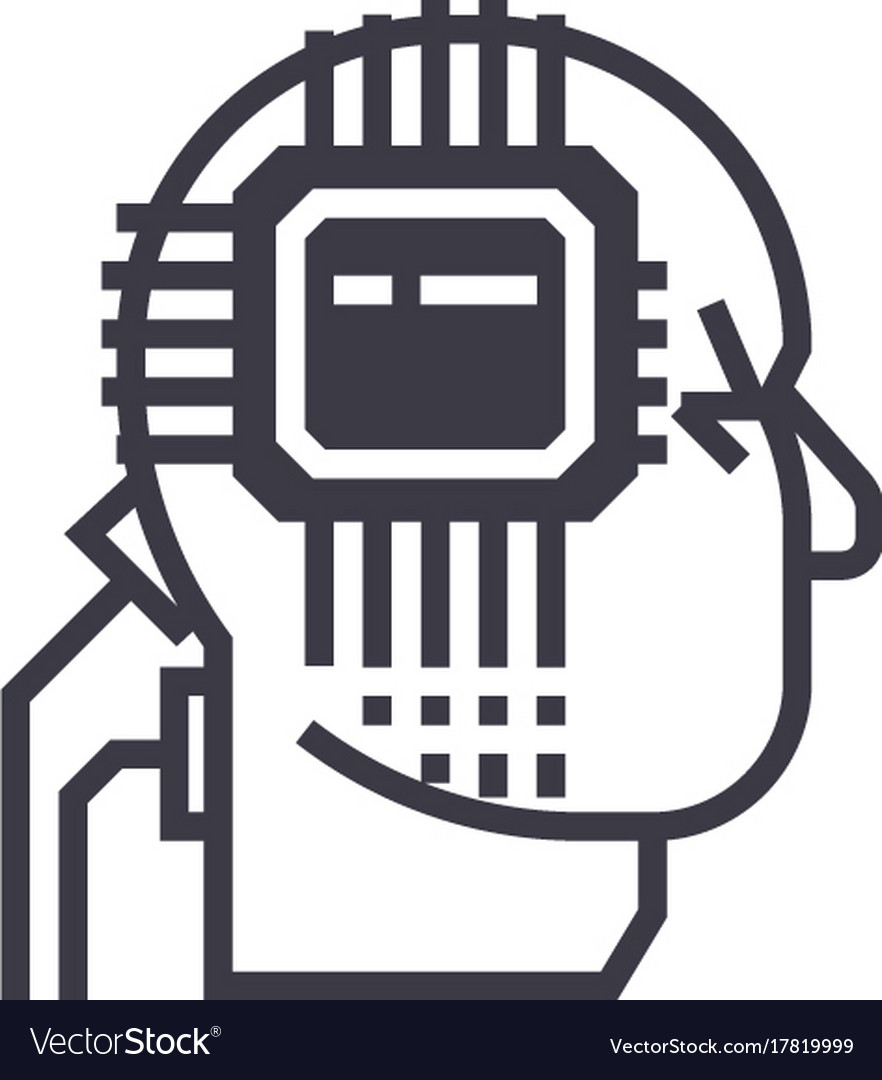 Artificial interlligenceaihuman headmicroscheme