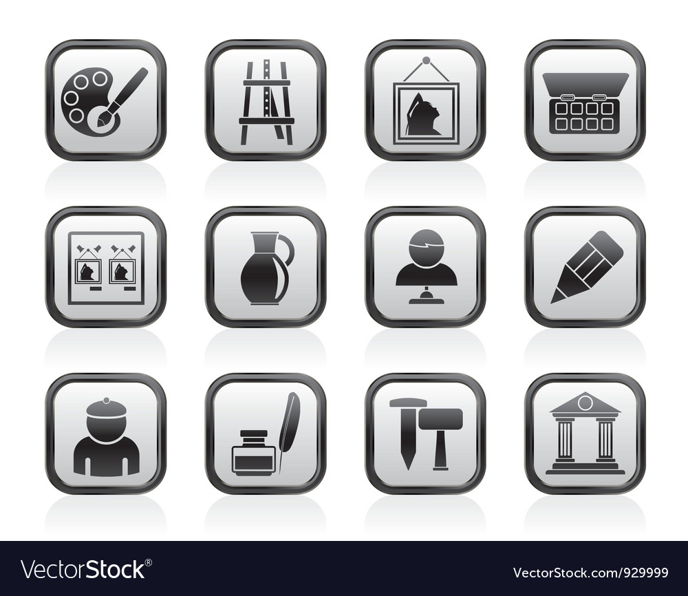 Fine art objects icons