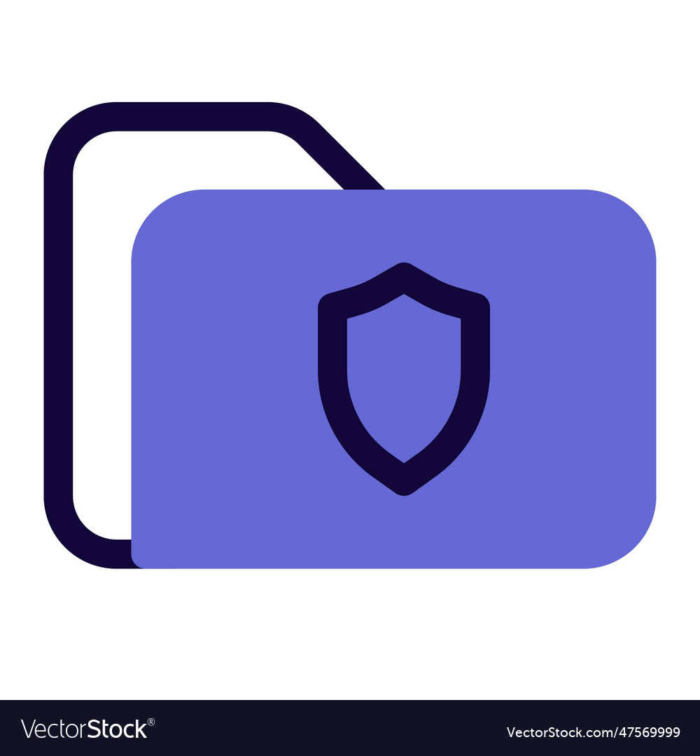 Folder encrypted for data protection