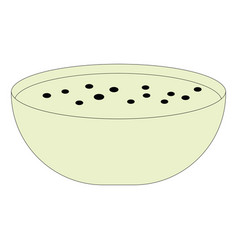 Isolated Empty Salad Bowl Icon