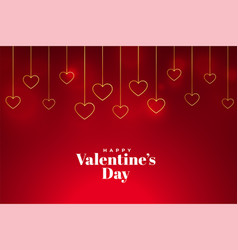 Valentines Day Love Background With Golden