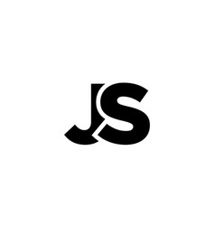 Letter J And S Js Logo Design Template Minimal