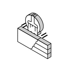 Deck And Patio Repair Isometric Icon