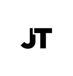 Letter J And T Jt Logo Design Template Minimal