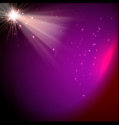 Light Special Effect Star And Beams Magenta Color