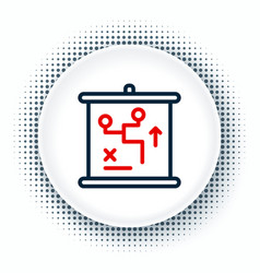 Line Planning Strategy Concept Icon Isolated On