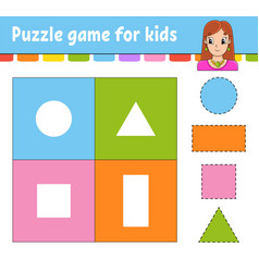 Puzzle Game For Kids Cut And Paste Cutting