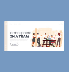 Team Atmosphere Landing Page Template Business