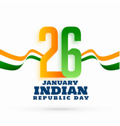 Stylish Indian Flag Design For 26th January