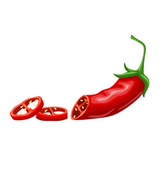 Chili Pepper Cut Cartoon