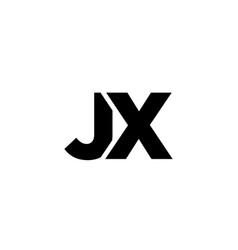 Letter J And X Jx Logo Design Template Minimal