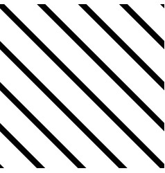 Black and white diagonal stripes background Vector Image