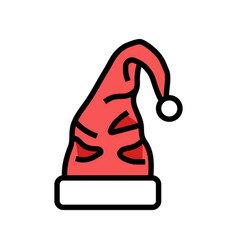 Hat Elf Christmas Cute Color Icon