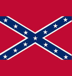 Historical Battle Flag Of Confederate States