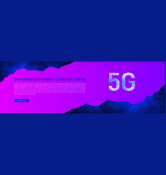 Web Banner Concept 5th Generation Network