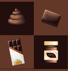 Icons Chocolate Packaging Mockup