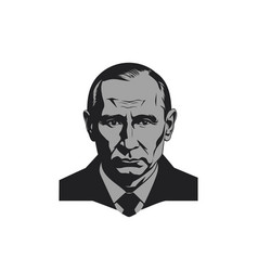 Graphic Portrait Of President Putin