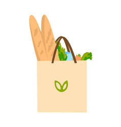 Paper Bag With Groceries