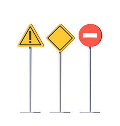 Cartoon Of Road Signs