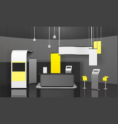 Advertising Exhibition Stand 3d Mockup