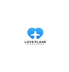 Love Plane Logo Design