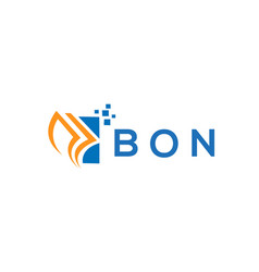 Bon Credit Repair Accounting Logo Design On White