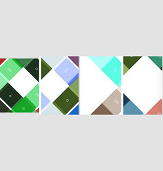 Square Abstract Poster Set