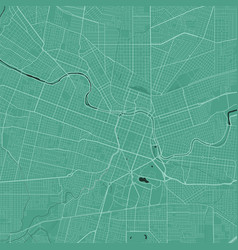 Green Ciudad De Cordoba Map Argentina Detailed