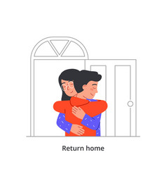 Returning Home Concept