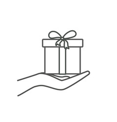 Marketing Gift Line Icon