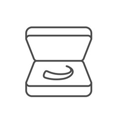 Hearing Aid Case Line Icon