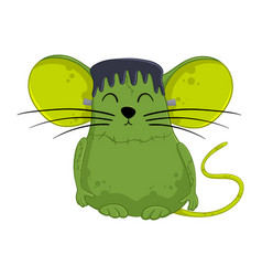 Cartoon Halloween Frankenstein Mouse Funny