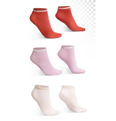 Mockup Colored Socks