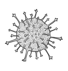 Monochrome Black And White Coronavirus Covid-19