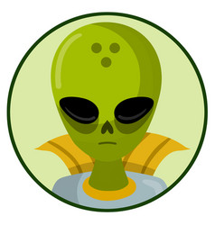 Science Fiction Icon Cartoon Flat