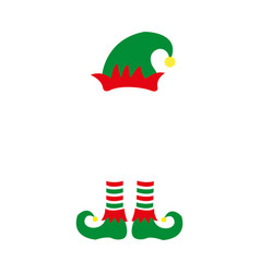 Cute Elf Christmas Elf Hat And Boots