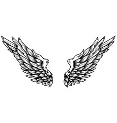 Angel Wing Stencil Vector Images (over 640)