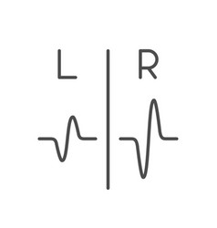 Hearing Test Line Outline Icon