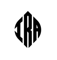 Ira Circle Letter Logo Design