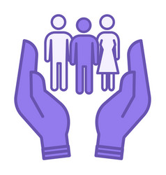 Mankind Colored Icon Of Group People