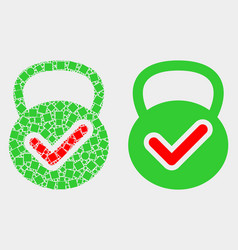 Pixelated And Flat Valid Weight Icon