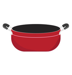 Casserole Pot On A White Background