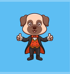 Magician Pub Dog Cute Cartoon