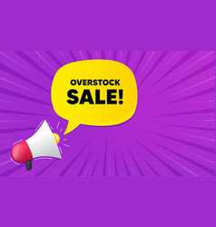 Overstock Sale Special Offer Price Sign