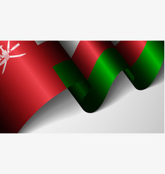 Eps10 Patriotic Background With Flag Of Oman