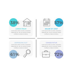 Infographic Template With 4 Elements