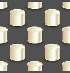 Metal Cans Seamless Pattern