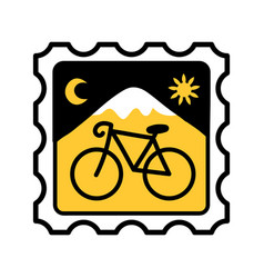 Acid Lsd Paper Blotter Mark With Bicycle