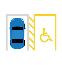 Icon Parking Zone Isolated